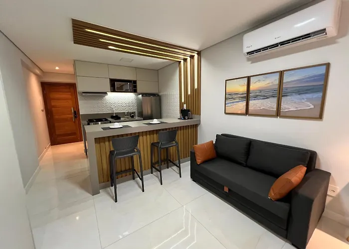 Fantastico Studio 304 Salvador, Com Vista Mar, No Bairro De Jardim Armacao, A 300M Do Novo Centro De Convencoes De Salvador - Ccs E Do Parque Dos Ventos